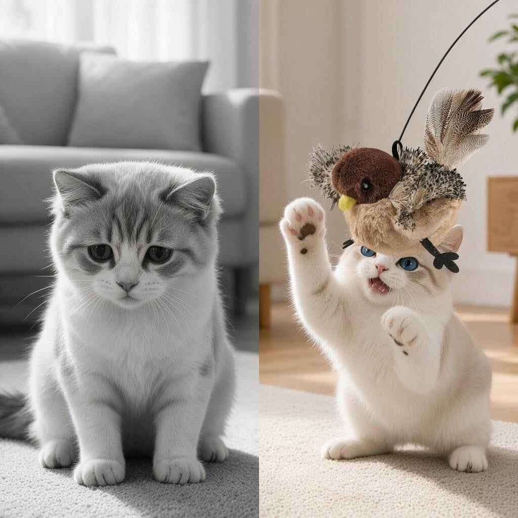 FlappyPurr™ Interactive Bird Cat Toy