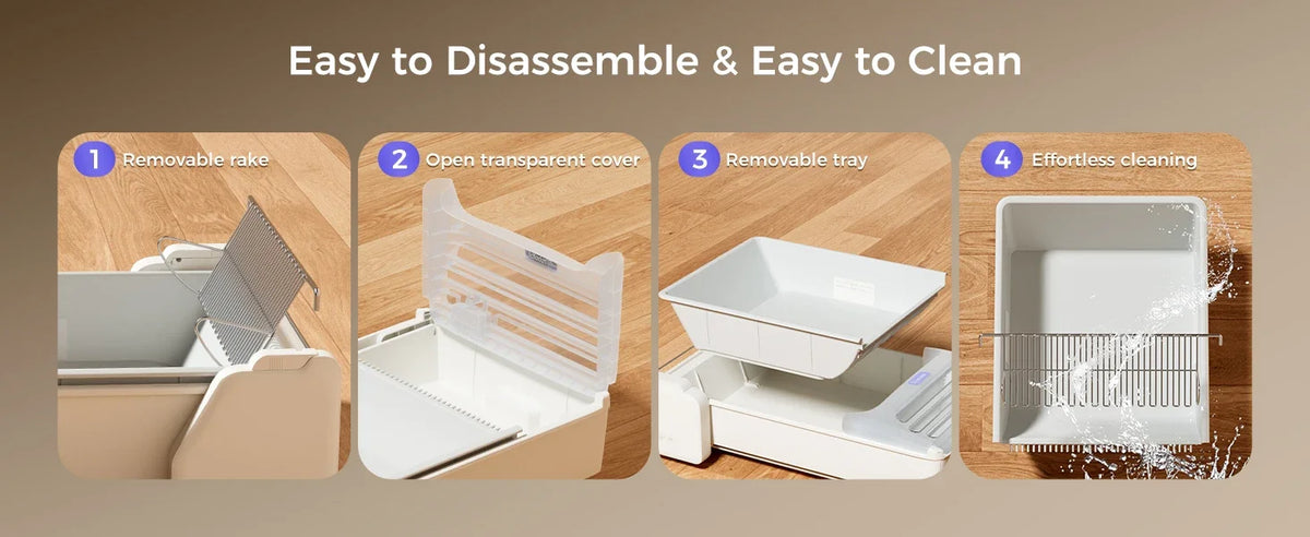 Smart Self-Cleaning Cat Litter Box
