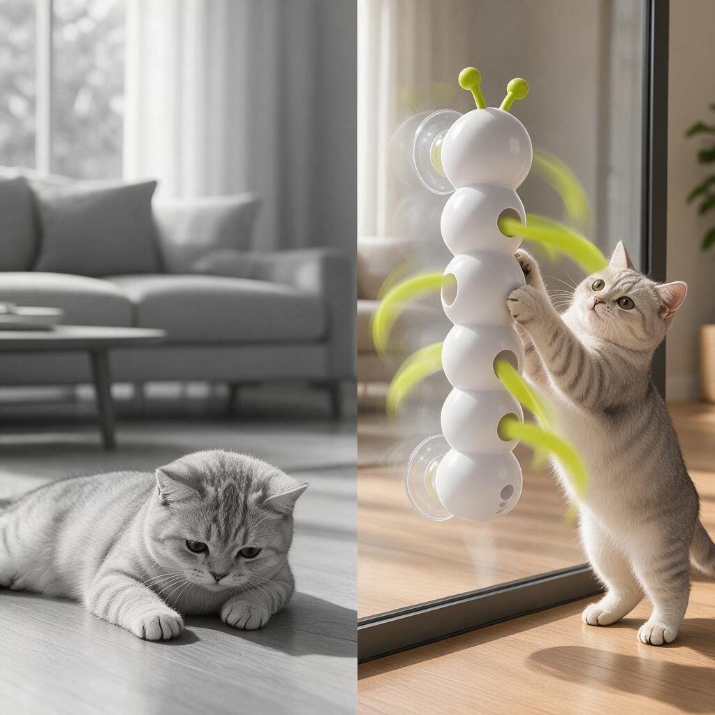 WigglePaw™ Interactive Worm Cat Toy