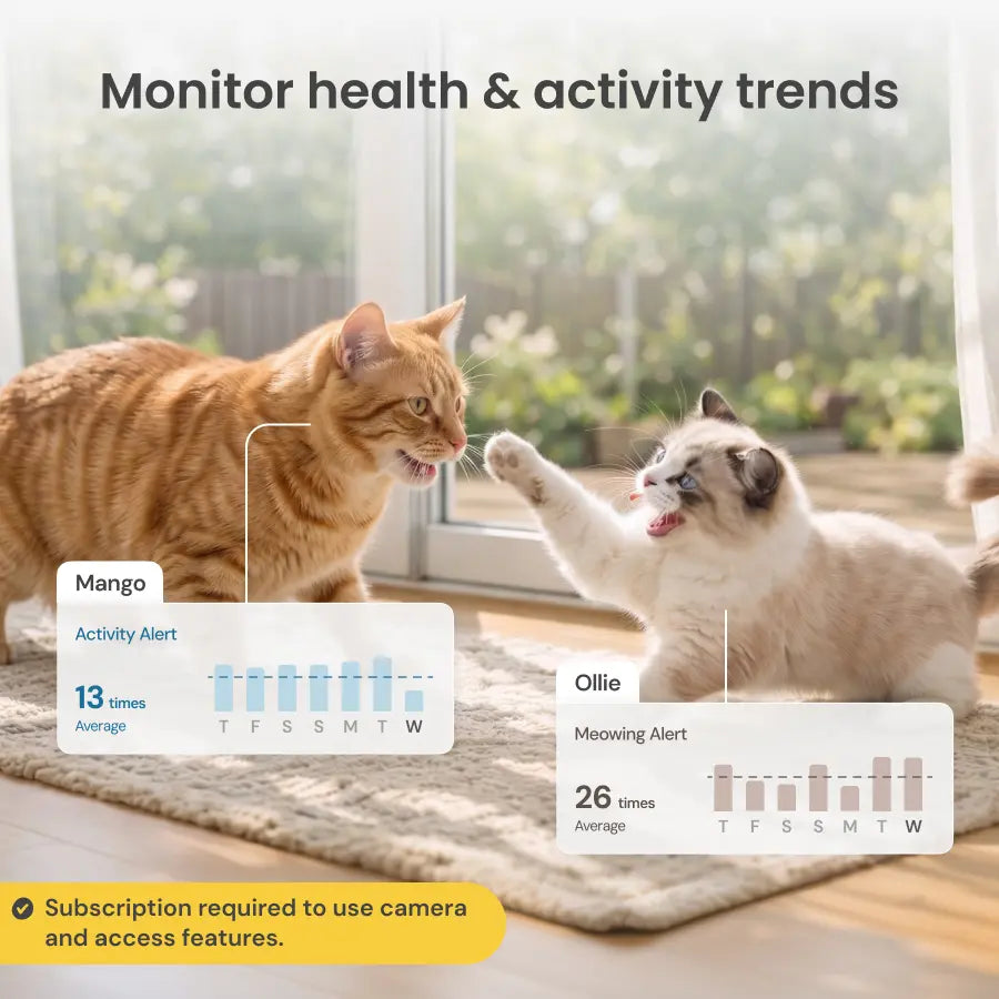 Furbo 360° Cat Camera [Nanny Edition] - 3Mo Minimum Subscription Required