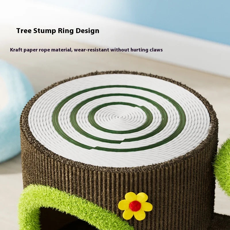 Winter Cat Villas, Cat Nests, Cat Climbing Frames, Cat Trees, Pet Cat Toys, Cat Holes in the Shape of Tree Stumps and Rings