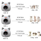 Cat House, Cute Cat Bed, Small Pet House with Soft Cushion, Foldable Pet House for Cats, Kittens & Dogs, Pet Supplies