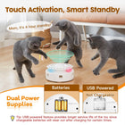 Potaroma Premium 3-In-1 Automatic Interactive Cat Toy, Fluttering Butterfly, Ambush Feather, Track Balls, Dual Power, USB Powered, Indoor Enrichment Toy for Kittens & Cats, Polypropylene, 4 Aa Batteries, Flexible Dual Power System, Healthy Activity Levels