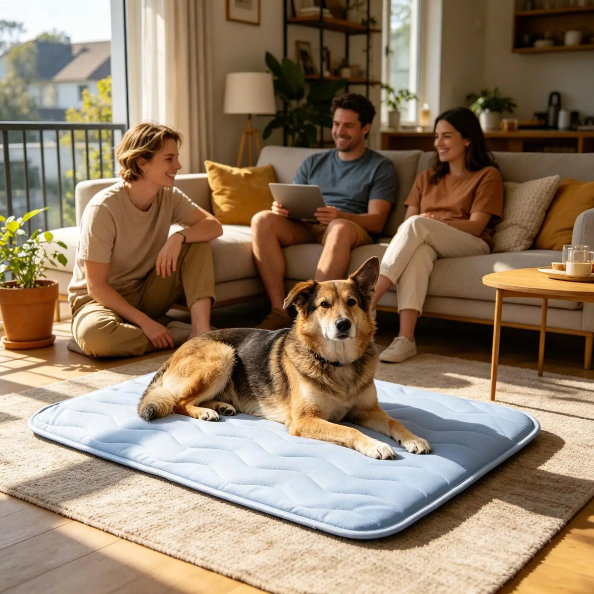 Cooling Dog Bed Summer Breathable Washable Sleeping Pad Pet Dog Bed Mats for Puppy Sleeping Outdoor Indoor Car Travel Crate Cage