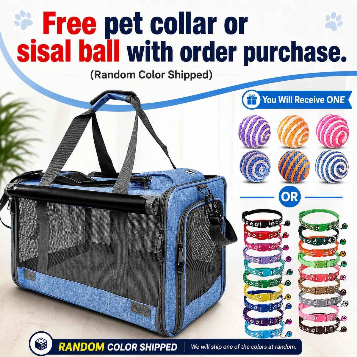Pet Carrier for Large and Medium Cats,20 Lbs Lightproof Soft Sided Pet Carrier for Large Cat & Small Dog Airline Approved Travel Bag Puppy Carriers Foldable Portable for Outdoor Car Pink or Blue