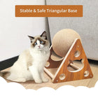 Wooden Cat Scratching Ball, Cat Sharpening Claws, Hand-Wrapped Sword, Jute Rope, Cat Climbing Frame, Cat Scratching Post, Durable Cat Toy.