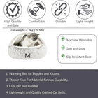 Cat Bed Cat Nest Comfortable Sleeping Cushion for Gifts, Soft Cat Beds with Hood, Anti-Anxiety Dog Bed, Pet Care Supplies, Pet Products, Summer Gift, Cat Furniture Cat Toys for Indoor Cats, Valentine'S Day Gift, Cat Stuff