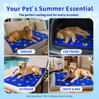 Dog Cooling Mat, Reusable Gel Cooling Pad for Dogs & Cats, Waterproof Scratch-Resistant Pet Cooling Bed for Home, Car, Crate & Outdoor Small Apartment Gear