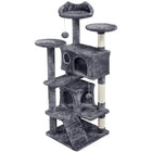 Large Cat House for Kittens & Cat Tree Cat Tower Condo with 2 Condos Scratching Posts Large Cat House for Kittens & Cats