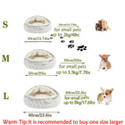 Cat Bed Cat Nest Comfortable Sleeping Cushion for Gifts, Soft Cat Beds with Hood, Anti-Anxiety Dog Bed, Pet Care Supplies, Pet Products, Summer Gift, Cat Furniture Cat Toys for Indoor Cats, Valentine'S Day Gift, Cat Stuff