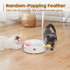 Potaroma Premium 3-In-1 Automatic Interactive Cat Toy, Fluttering Butterfly, Ambush Feather, Track Balls, Dual Power, USB Powered, Indoor Enrichment Toy for Kittens & Cats, Polypropylene, 4 Aa Batteries, Flexible Dual Power System, Healthy Activity Levels