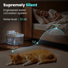 HAPAW Smart Cat Water Fountain, Filter-Free Automatic Pet Water Dispenser with Clean & Used Water Separation, 2.4Ghz Wi-Fi App Control and 5000Mah Battery Backup for Indoor Cats
