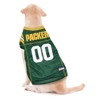 PETS FIRST NFL GREEN BAY PACKERS MESH JERSEY for DOGS