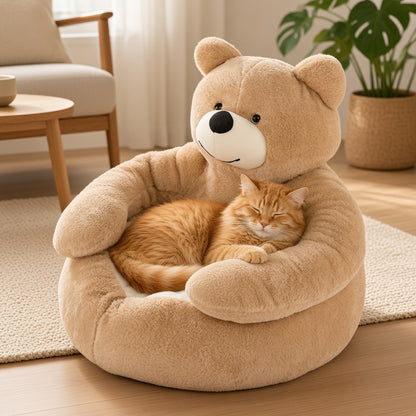 BearCove™ Cozy Plush Pet Bed
