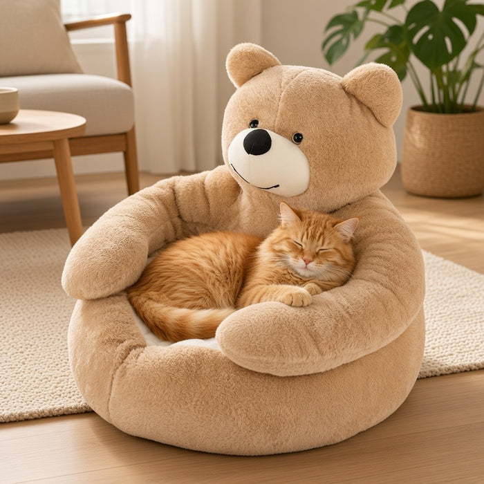 BearCove™ Cozy Plush Pet Bed