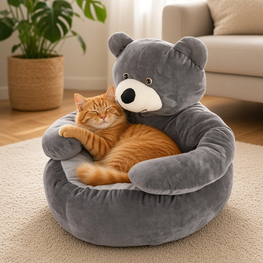 BearCove™ Cozy Plush Pet Bed