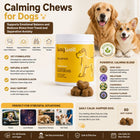 Calming Chews for Dogs - Supports Emotional Balance and Reduces Stress from Travel and Separation Anxiety