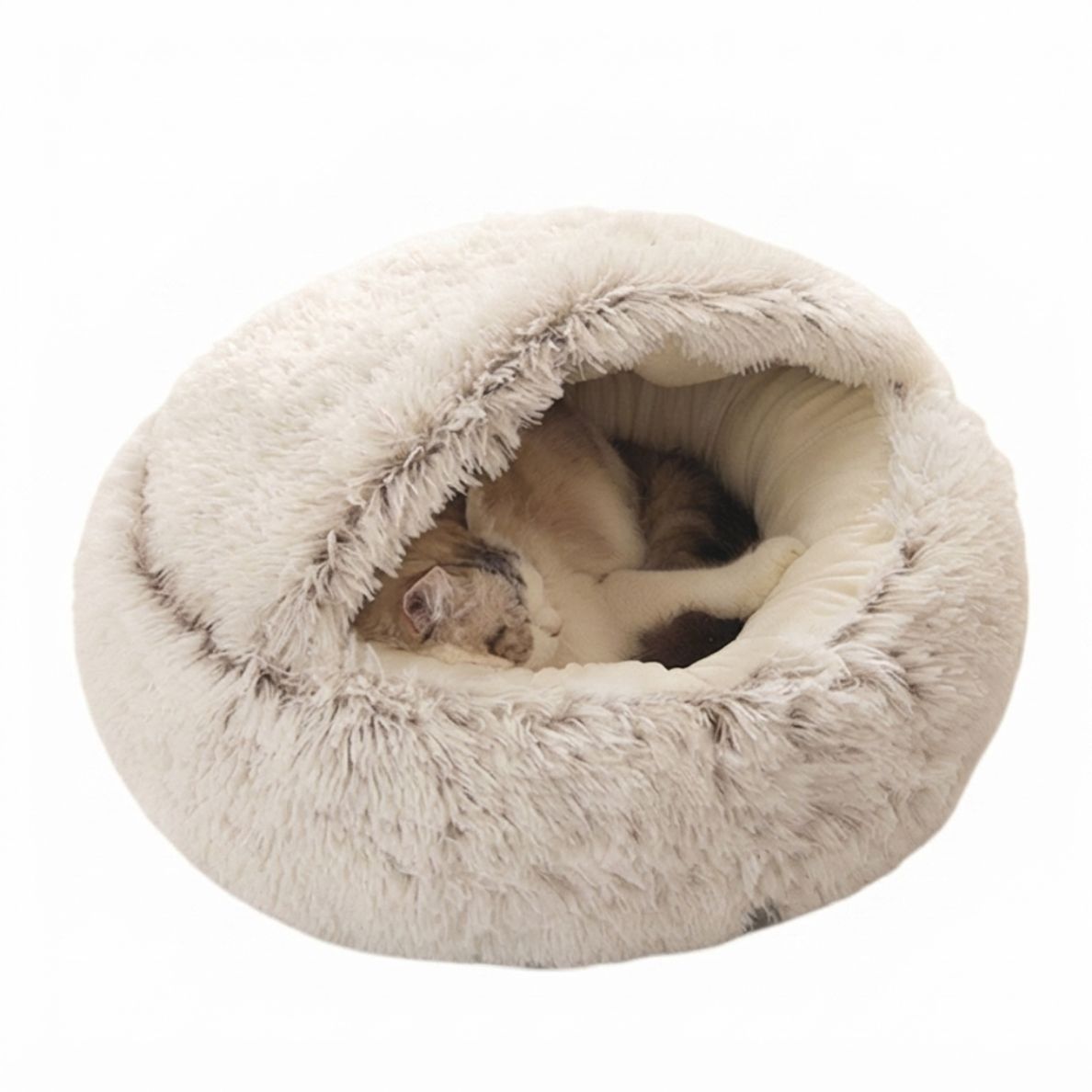Cat Bed Cat Nest Comfortable Sleeping Cushion for Gifts, Soft Cat Beds with Hood, Anti-Anxiety Dog Bed, Pet Care Supplies, Pet Products, Summer Gift, Cat Furniture Cat Toys for Indoor Cats, Valentine'S Day Gift, Cat Stuff