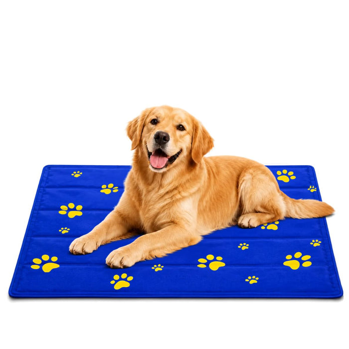 Dog Cooling Mat, Reusable Gel Cooling Pad for Dogs & Cats, Waterproof Scratch-Resistant Pet Cooling Bed for Home, Car, Crate & Outdoor Small Apartment Gear
