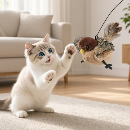 FlappyPurr™ Interactive Bird Cat Toy