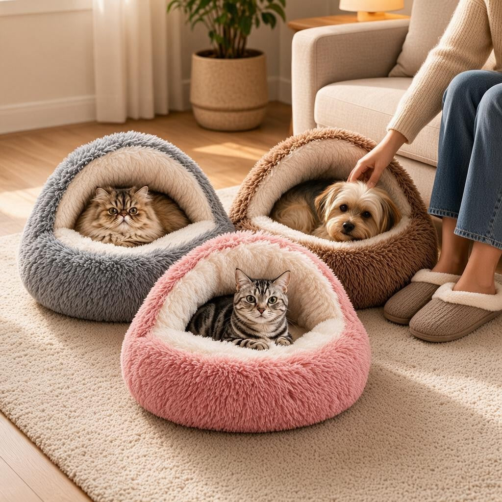 Furora™ Soft Enclosed Pet Bed