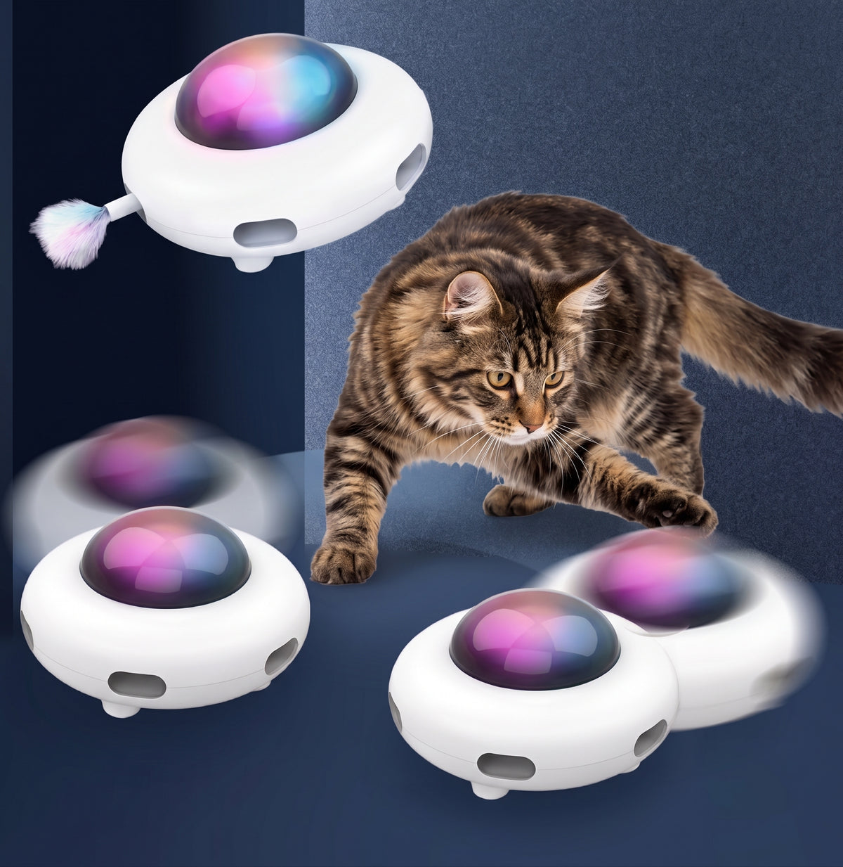 The Cosmic Pounce-Pod: Smart Interactive UFO Teaser