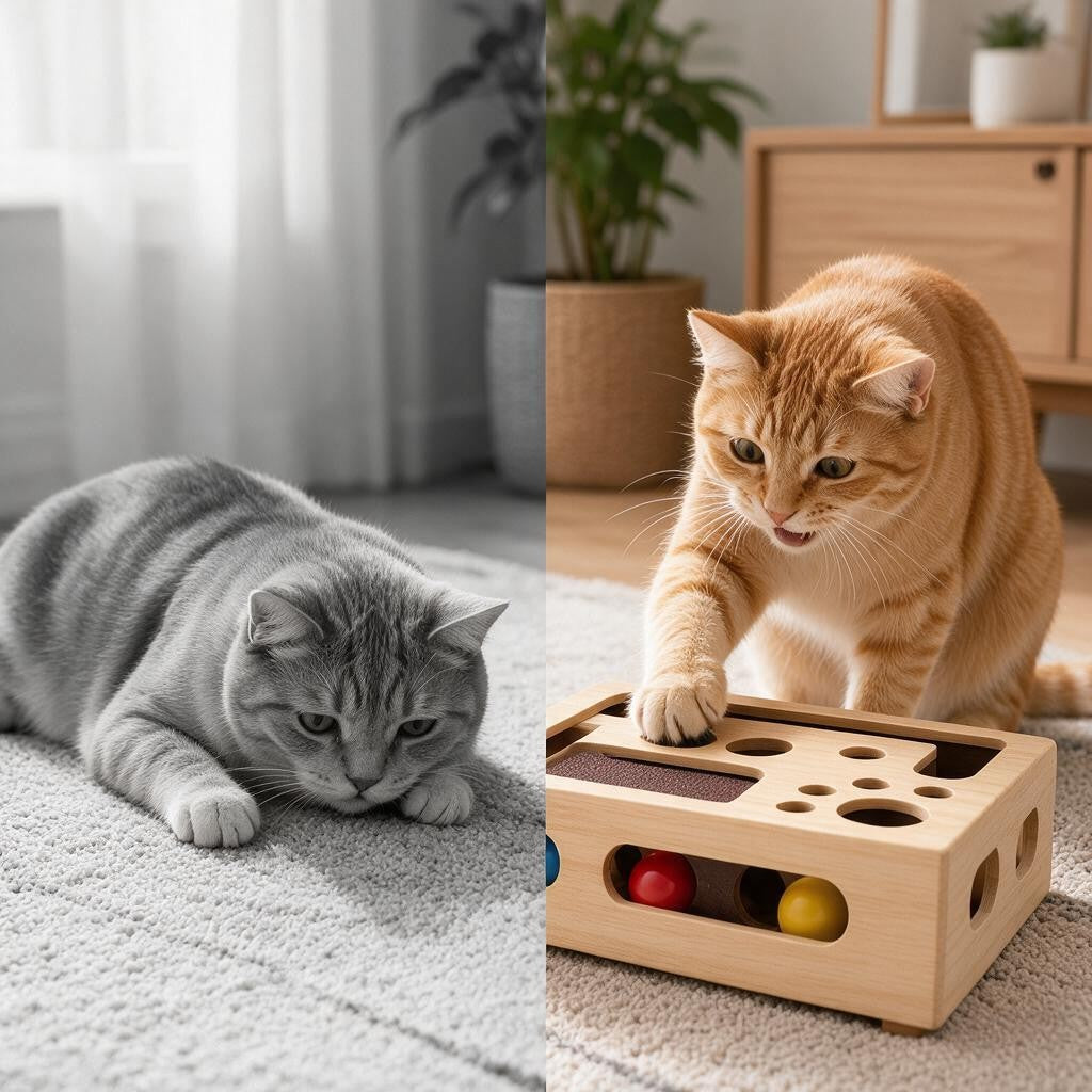 MewMaze™ Wooden Cat Maze