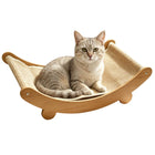 Natural Fiber Cat Scratching Bed, Durable Cat Scratch Board, Large Cat Claw Pad, Prevents Furniture Damage, Wooden Pet Home Decor, Natural Sisal Scratcher