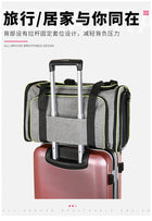 Double Expandable Pet Carrier Soft-sided Breathable Mesh Pet Travel Bag Airline Portable Large Capacity Cats Dogs Carrier Bag
