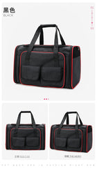Double Expandable Pet Carrier Soft-sided Breathable Mesh Pet Travel Bag Airline Portable Large Capacity Cats Dogs Carrier Bag
