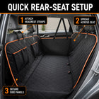 Waterproof Dog Car Seat Cover Heavy Duty 600D Oxford Pet Hammock for Back Seat Trucks SUVs Premium Quality 2026