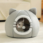 Cartoon Cat Bed Sleeping Dog Basket Tent Puppy Cave Sofa Pet Bed Small and Medium Cats House Cozy Kitten Cave Cushion