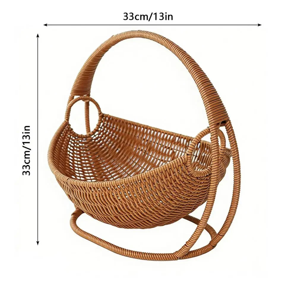 Faux Woven Cat Bed Semi Enclosed Cat Cave Bed Waterproof Indoor Cat House Basket Style Pet Bed for Cats