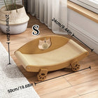 Sisal Cat Scratching Pad ,Sofa With Sisal Ball Toy,Reusable Cat Scratcher Bed with Ball – Wooden Frame, Durable Woven Surface, Pet Sleeping Playing Grinding Mat for Small Medium Large Cats