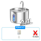 2.2L Stainless Steel Automatic Pet Water Dispenser Fountain For Cats And Dogs Drinking Bowl Easy To Clean Multiple Pets Supplies