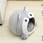 Cartoon Cat Bed Sleeping Dog Basket Tent Puppy Cave Sofa Pet Bed Small and Medium Cats House Cozy Kitten Cave Cushion