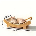 Wooden Cat Scratching Pads Multifuction Cats Sleeping Bed Detachable Wear-resistant Cat Scratch Board Kitten Grinding Cats Toys