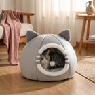 Cartoon Cat Bed Sleeping Dog Basket Tent Puppy Cave Sofa Pet Bed Small and Medium Cats House Cozy Kitten Cave Cushion