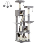 Multi-Level Cat Tree Tower with Scratching Posts, Condo, Hammock, Cat Scratching Board,Cat Accessories,Cat Furniture,Indoor Cats