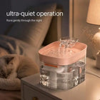 Automatic Pet Water Fountain for Cats and Dogs, USB Powered Circulating Water Dispenser, Quiet Filtered Oxygenated Flowing Water, Large Capacity Easy to Clean, Halloween Christmas Gift (Battery Not Included)