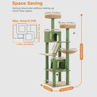 Multi-Level Cat Tree Tower with Scratching Posts, Condo, Hammock, Cat Scratching Board,Cat Accessories,Cat Furniture,Indoor Cats