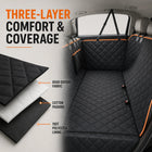 Waterproof Dog Car Seat Cover Heavy Duty 600D Oxford Pet Hammock for Back Seat Trucks SUVs Premium Quality 2026