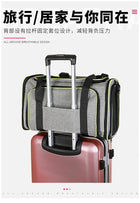 Double Expandable Pet Carrier Soft-sided Breathable Mesh Pet Travel Bag Airline Portable Large Capacity Cats Dogs Carrier Bag