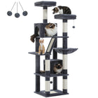 Multi-Level Cat Tree Tower with Scratching Posts, Condo, Hammock, Cat Scratching Board,Cat Accessories,Cat Furniture,Indoor Cats