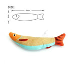 Cat Toys Fish,Teeth Grinding Catnip Toys,Soft and Durable,Kitten Toys Interactive Sounding Cat Chew Bite Plush Toys Cat Supplie