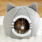 Cartoon Cat Bed Sleeping Dog Basket Tent Puppy Cave Sofa Pet Bed Small and Medium Cats House Cozy Kitten Cave Cushion