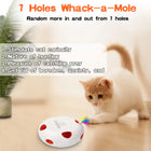 INKZOO Cat Toys, Interactive Cat Toys for Indoor Cats,  Smart Interactive Kitten Toy, Automatic 7 Holes Mice Whack-A-Mole