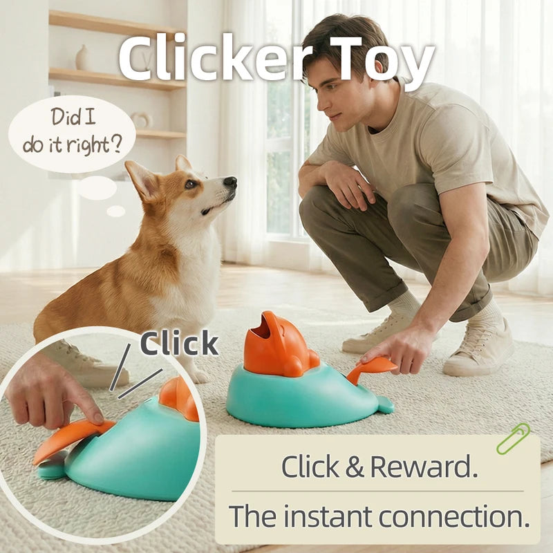 Pet Training Puzzle Toy Dog Food Launcher Interactive Feeder for Slow Eating Treat Dispenser and Puppy Fun Playtime