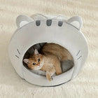 Cartoon Cat Bed Sleeping Dog Basket Tent Puppy Cave Sofa Pet Bed Small and Medium Cats House Cozy Kitten Cave Cushion