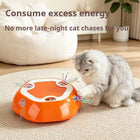 Automatic Whack-A-Mole Cat Toy Motion Activated Random Interactive Enrichment Anti-Tip Stable Indoor Exercise Play Toy for Cats
